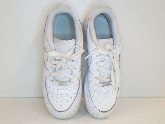 Nike Youth Nike Air Force 1 Athletic Shoes Triple White Size 6Y image number 6