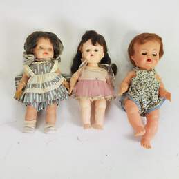 Vintage Effanbee/Ideal/ Lot of 3 Vintage 11 in  Vinyl  Dolls