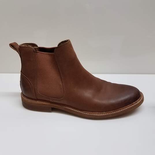 Men’s UGG Baldvin Chelsea Leather Boots Brown 1013135 Size 10.5 image number 3
