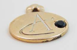 10K Yellow Gold Spinel Service Pendant 1.4g