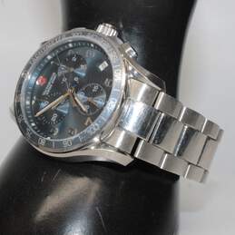 Victorinox Swiss Army Blue & Silver Tone Watch