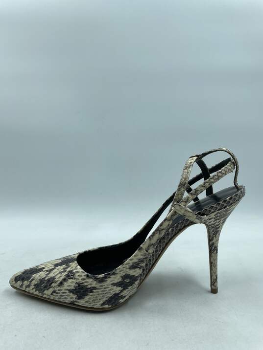 Authentic Alexander Wang Ivory Snakeskin Pumps W 8.5 image number 2