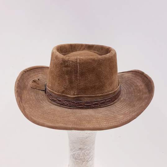 Henschel Hat Co. Hatquaters U.S.A. Genuine Leather Men's Hat image number 4