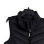 NWT Womens Black Mock Neck Sleeveless Full-Zip Puffer Vest Size Large image number 3