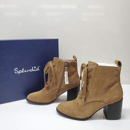 Splendid Lucy Heeled Booties Suede Women's Size 6 With BOX