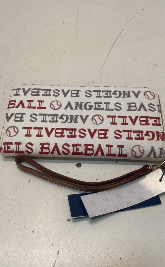 Dooney & Bourke X Los Angeles Angels Baseball Wristlet Multicolor image number 2