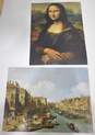 Masterpiece Art Painting Prints Lot of 4 Mona Lisa John Martin image number 4