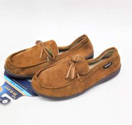 Isotoner Men's Brown Microsuede Moccasin Size 7.5 NWT