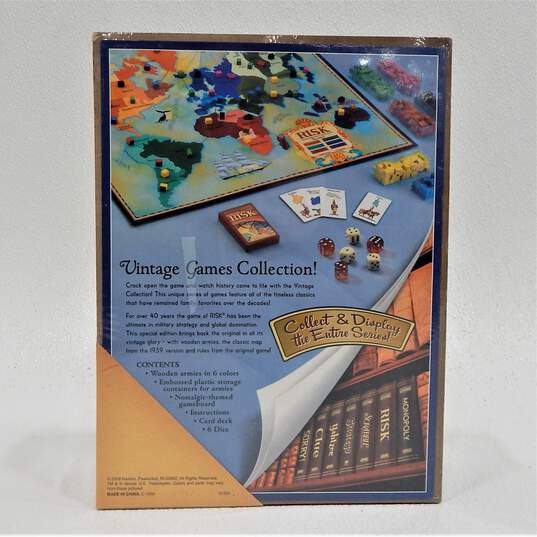 Sealed 2009 Hasbro Target Risk Vintage Game Collection Wood Box Board Game image number 2