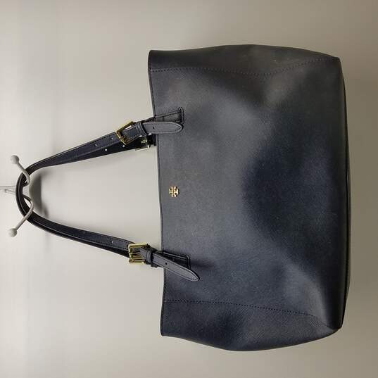 Buy the Tory Burch Blue Shoulder Bag Large | GoodwillFinds