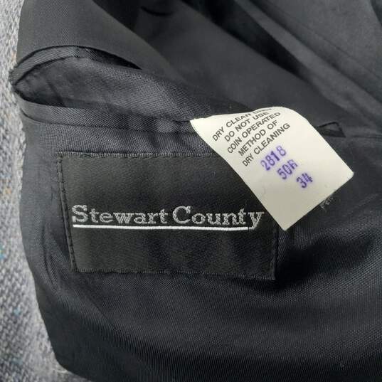 Stewart County Suit Coat Blue 50R image number 4
