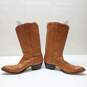 Montana Men's Brown Leather Western Cowboys Boots Size 9.5 image number 3