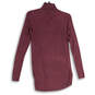 NWT Womens Burgundy Knitted Turtleneck Long Sleeve Pullover Sweater Size S image number 2