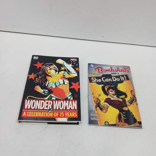 Bundle of 6 Wonder Woman DC Comic Books (One Is A Large Hardcover Book) image number 3