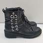 Guess Logo Ankle Combat Boots Black 10.5 image number 5