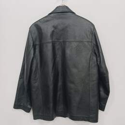 Men's Black Wilsons Leather Coat Male Size Small alternative image