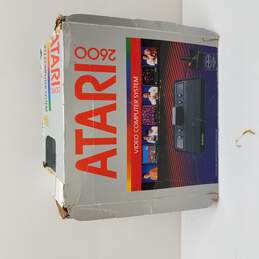Atari 2600 Video Game Console With Original Box & Controller