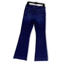 Womens Blue Denim Medium Wash Pockets Stretch Bootcut Jeans Size 12/31 alternative image
