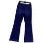 Womens Blue Denim Medium Wash Pockets Stretch Bootcut Jeans Size 12/31 image number 2