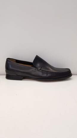 Bruno Magli Henri Black Leather Loafers Shoes Men's Size 12 M
