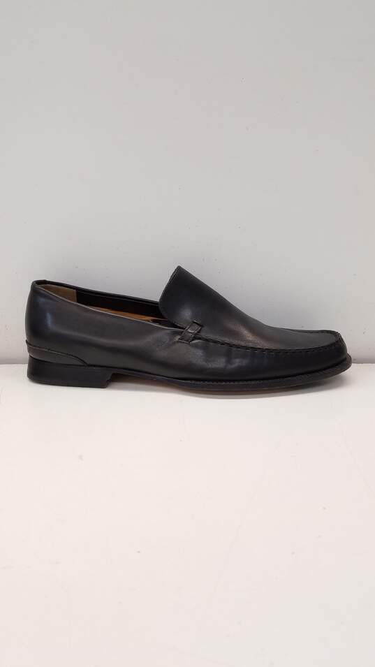 Bruno Magli Henri Black Leather Loafers Shoes Men's Size 12 M image number 1