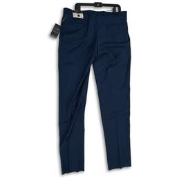NWT Jos. A. Bank Mens Blue Flat Front Slash Pocket Dress Pants Size 38R alternative image