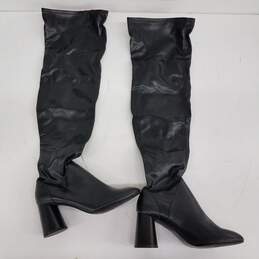 Zara Long Black High Heel Boots NWT Size 6