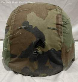 US Military Camouflaged Helmet