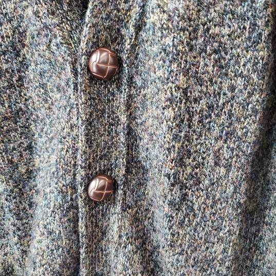 Pendleton Shetland Wool Multi-Green Cardigan Men’s Size S image number 3