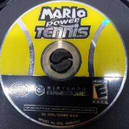 Mario Power Tennis Nintendo GameCube Disc alternative image