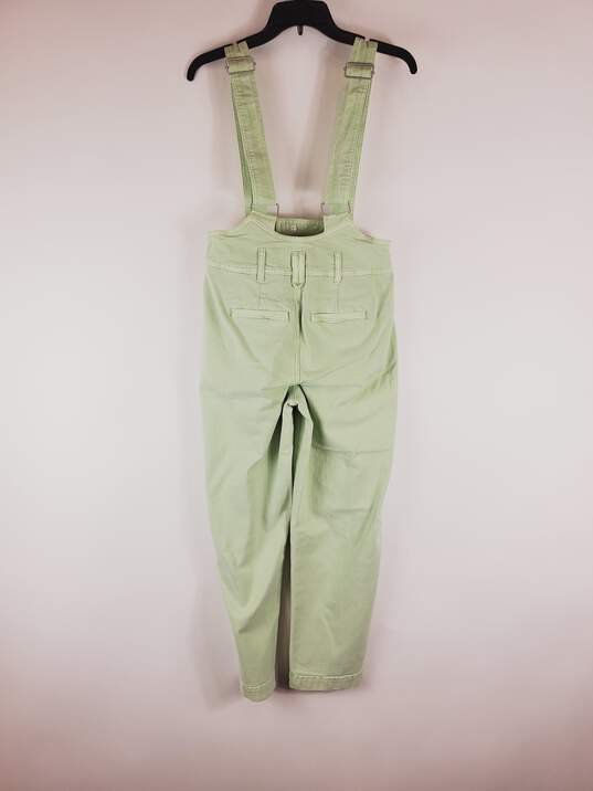 Anthropologie Women Moss Green Overalls 6 NWT image number 1