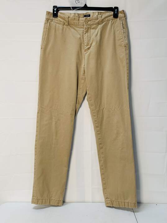 J Crew Khaki Dress Pants Size: 34x34 image number 1