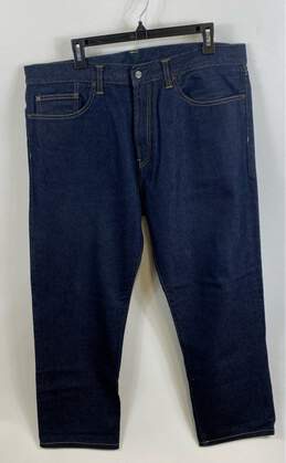 Carhartt Mens Blue Pontiac Cotton 5 Pocket Design Straight Jeans Size 36 x 32