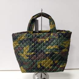 MZ Wallace Small Metro Tote Camo Quilted Oxford Nylon NWT