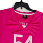 Womens Pink White Chicago Bears Brian Urlacher #54 NFL Football Jersey Size L image number 3