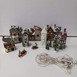 Vintage Christmas Village Figurines