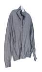 Banana Republic Men's Gray Long Sleeve Mock Neck Full Zip Sweater Size Medium image number 2