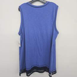 Catherines Blue Sleeveless Shirt alternative image