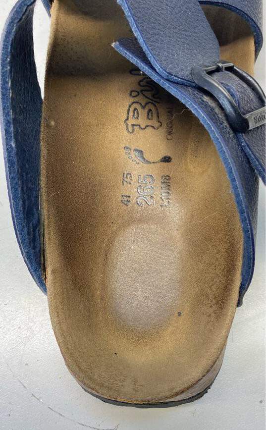 Birki's Women's Navy Cross Strap Comfort Sandals Size 10 image number 6