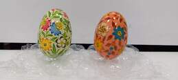 Pair of Decorative Painted Eggs alternative image
