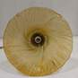 Vintage Yellow Glass Suspended Ceiling Light Fixture image number 6
