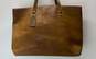 Polare Full Grain Leather Large Tote Brown image number 3