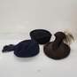 Vintage Women's Hats Lot of 3 w/Betmar Black Wool image number 1