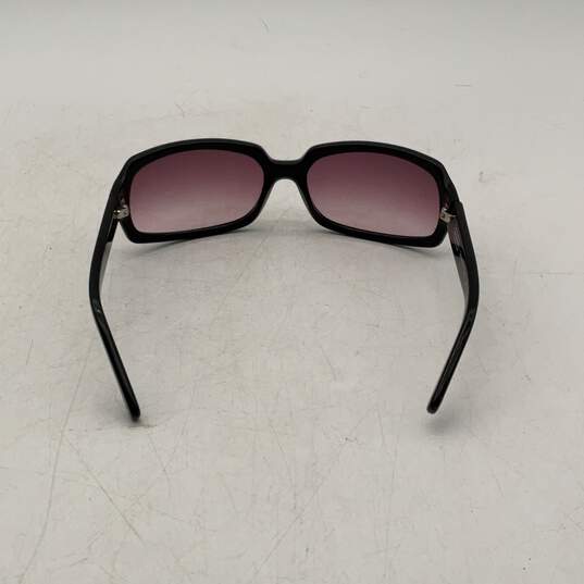 Coach Womens Black Pink Samantha Full-Frame Rectangular Sunglasses With Case image number 6