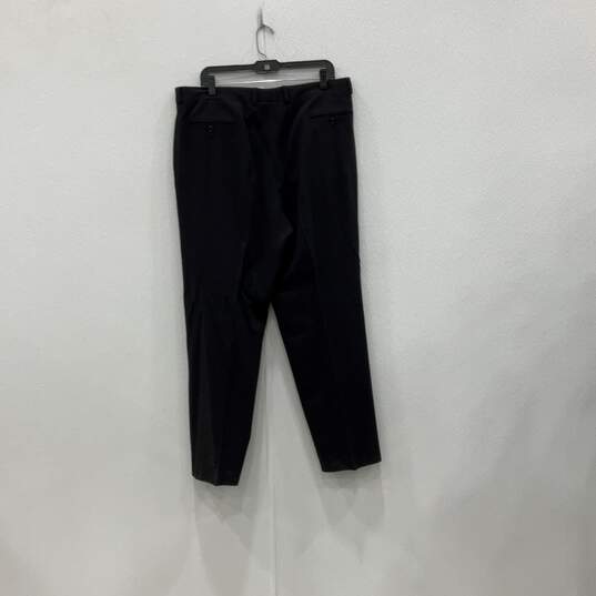 Authentic Armani Collezioni Mens Black 2 Piece Blazer Pants Suit Sz 56R W/COA image number 6
