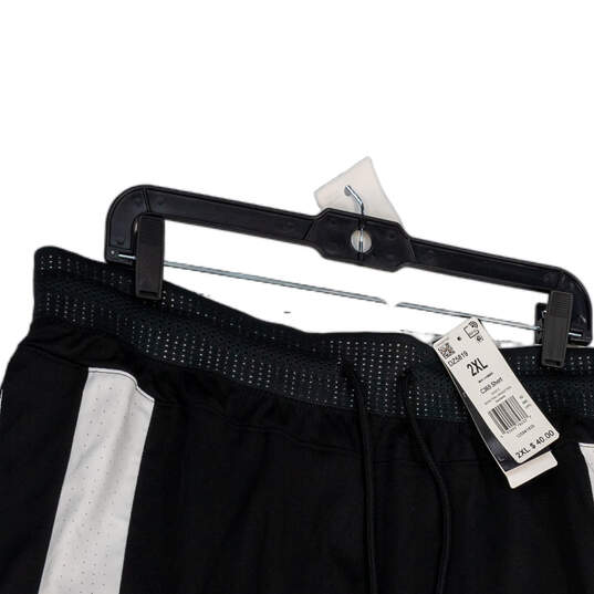 NWT Mens Aeroready Black White Drawstring Pull-On Athletic Shorts Size 2XL image number 3