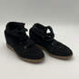 Womens Black Round Toe High Top Lace-Up Sneaker Shoes Size EUR 40 image number 1