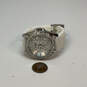Designer Fossil ES-2344 Silver-Tone Crystal Chronograph Analog Wristwatch image number 2