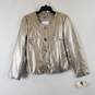 Jaclyn Smith Women's Silver Holiday Jacket SZ M NWT image number 1