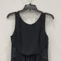 Womens Black Round Neck Sleeveless Stylish Fit & Flare Dress Size Medium image number 3